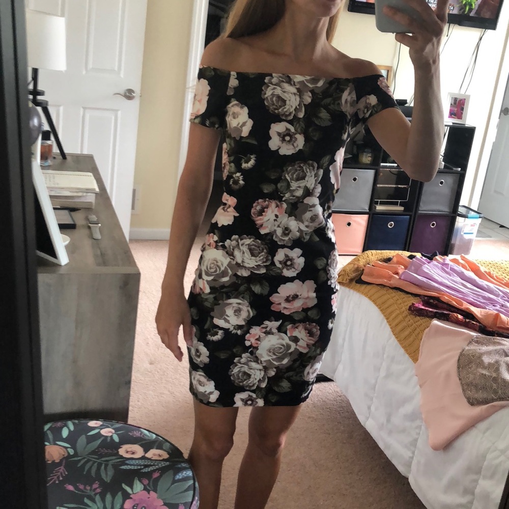 Floral formal dress